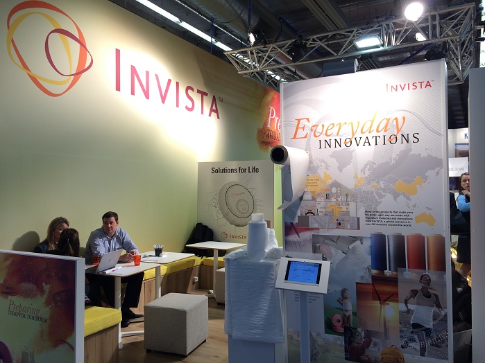 Invista’s stand at Techtextil. © Innovation in Textiles